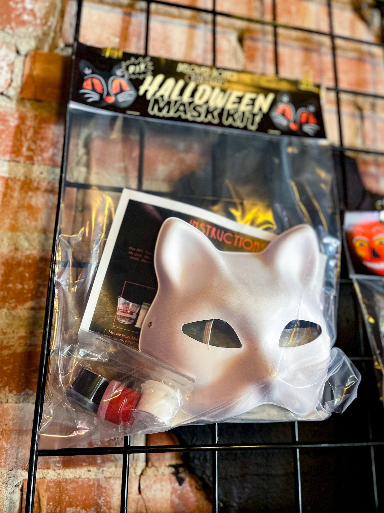 Vintage Halloween Mask Making Kit