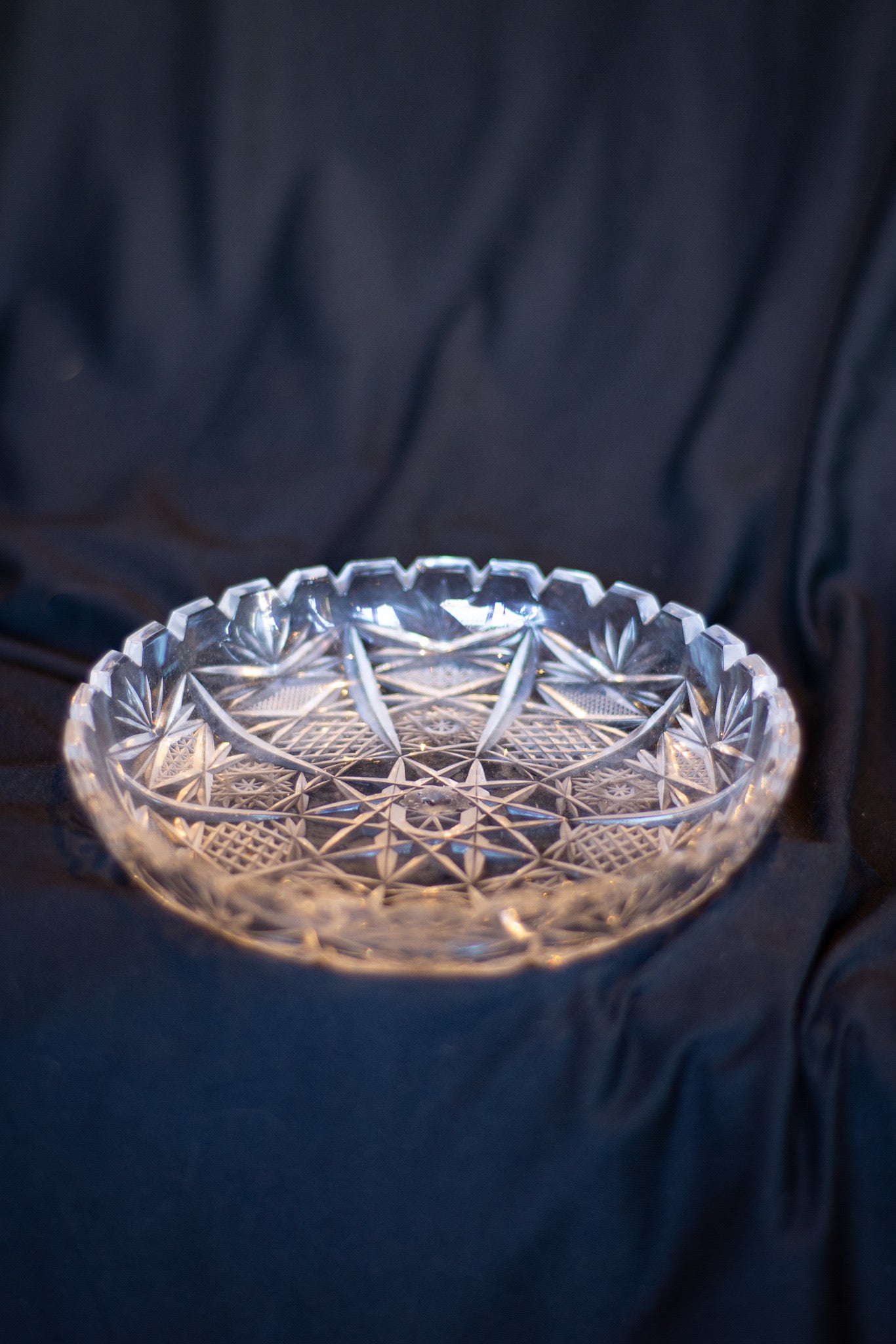 Large Glass Trinket Dish