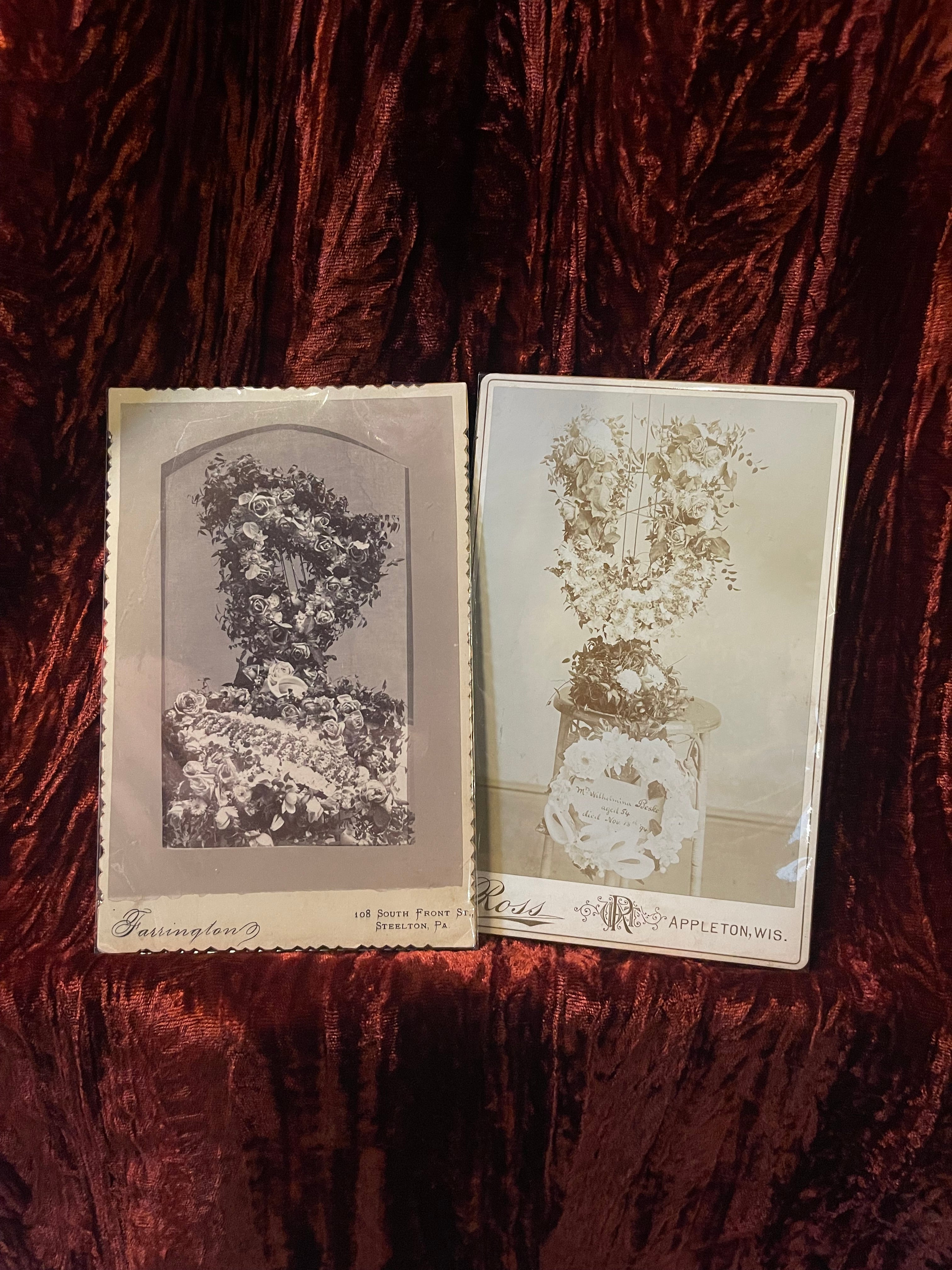 Floral Mourning Card