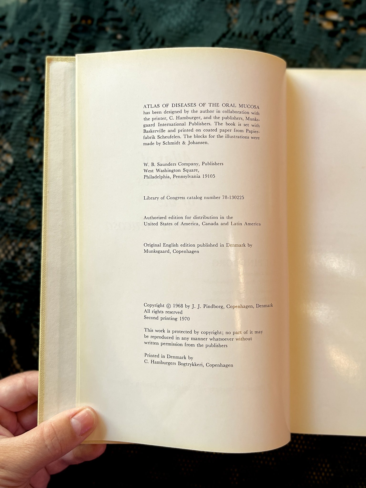 Atlas of Diseases of the Oral Mucosa Book, 1970