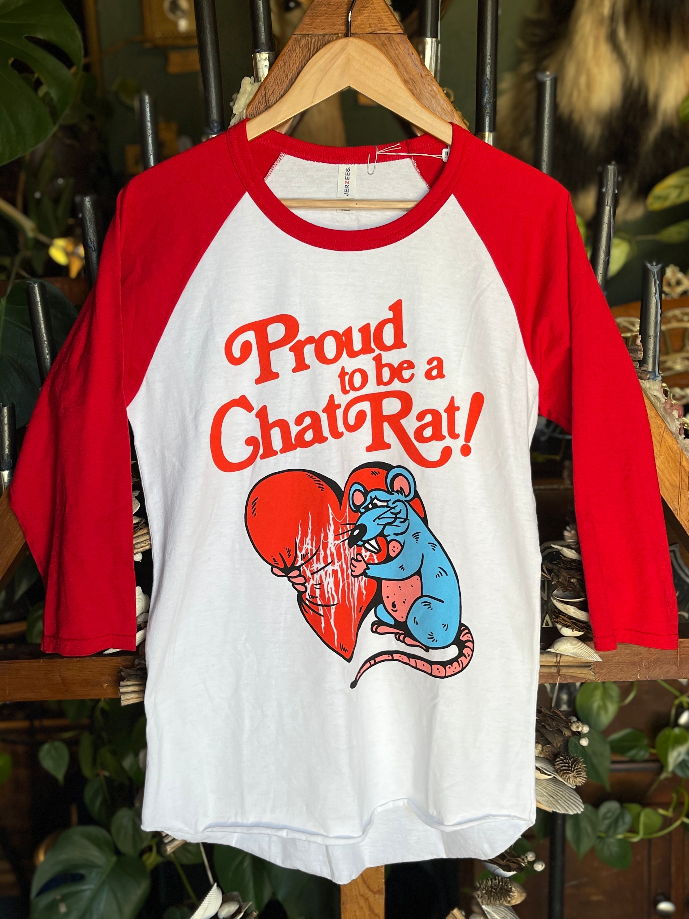 Chat Pile 'Chat Rat' Baseball T-shirt