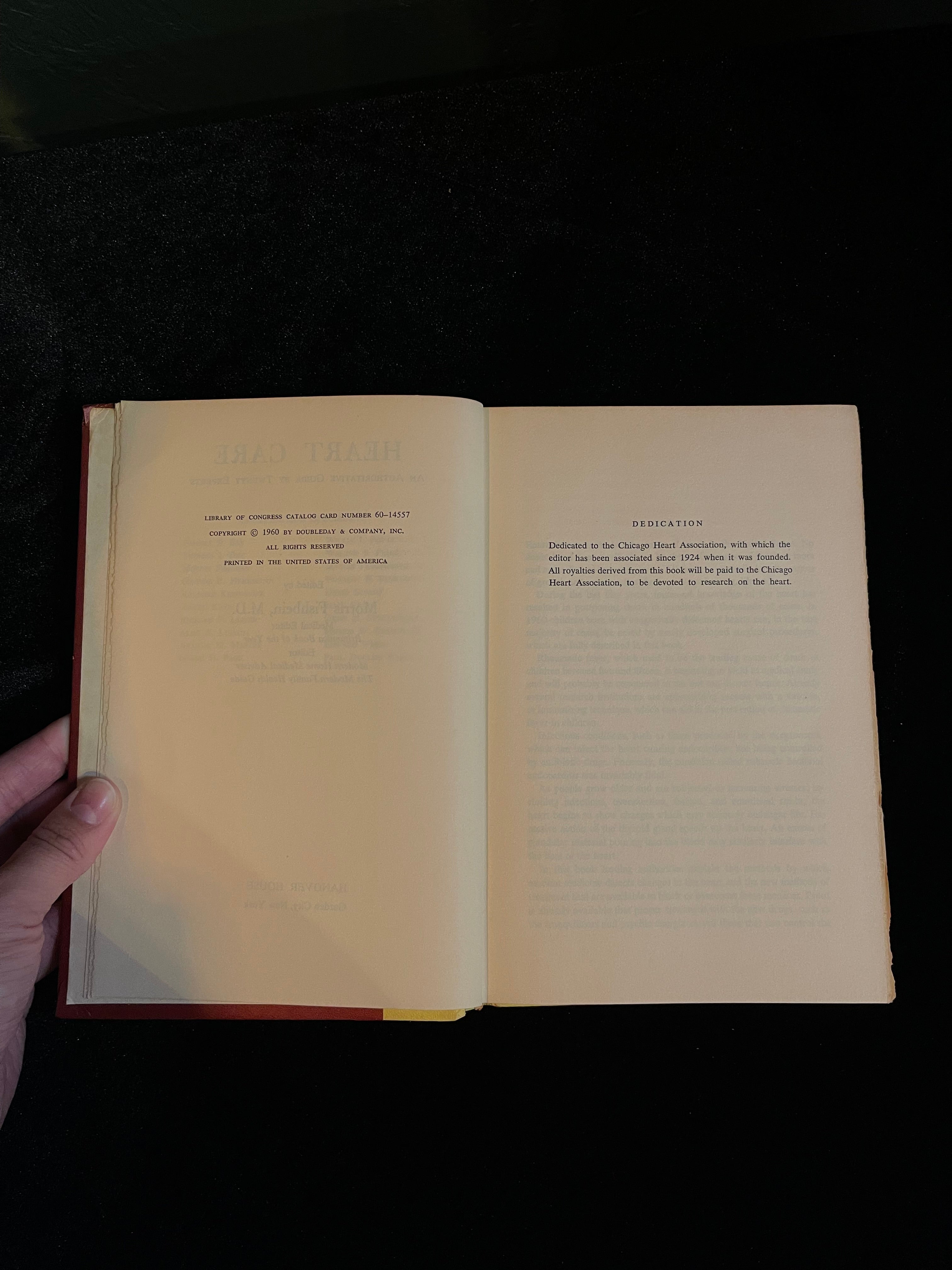 Heart Care Book, 1960