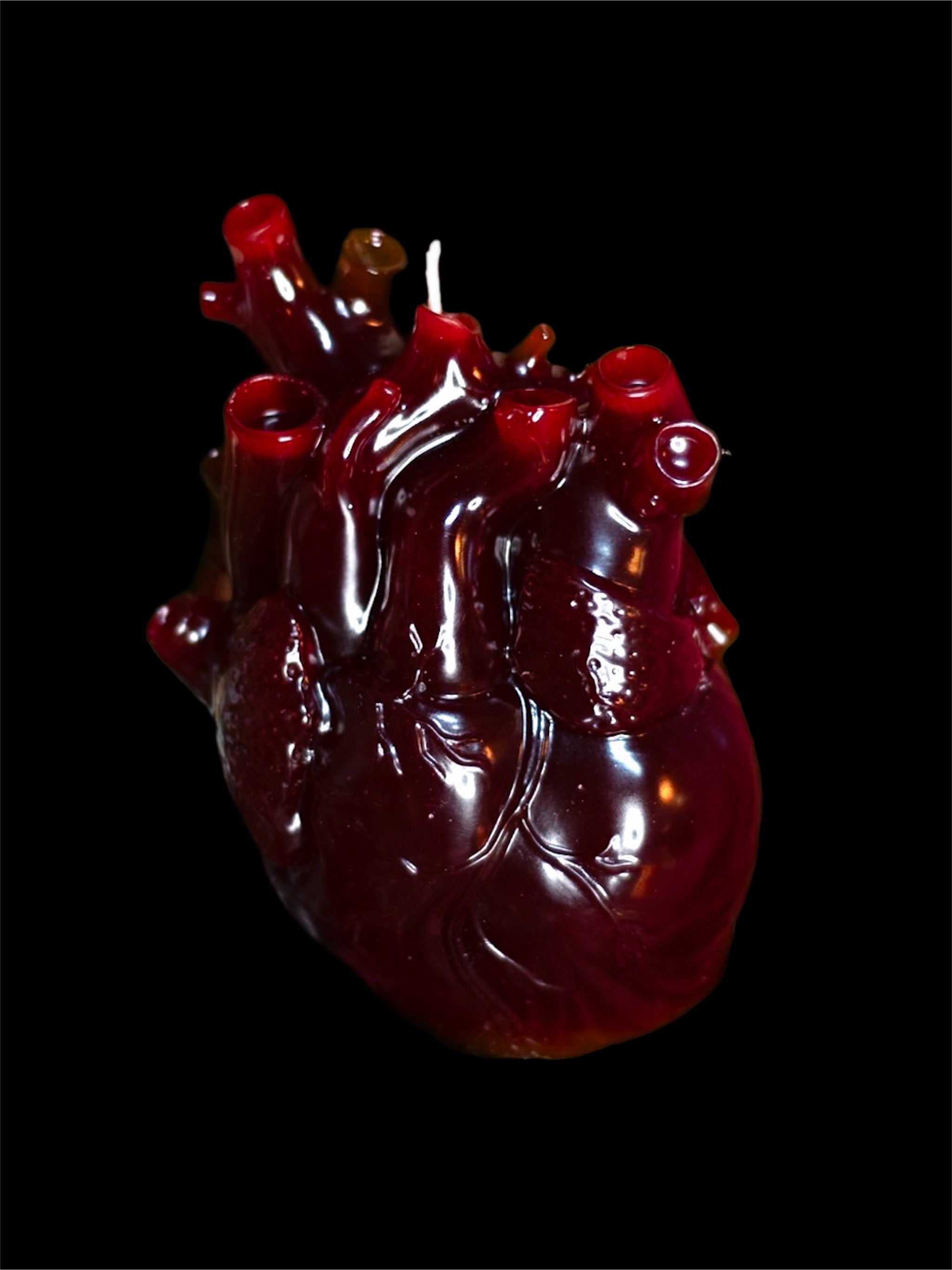 Handmade Anatomical Heart Candle
