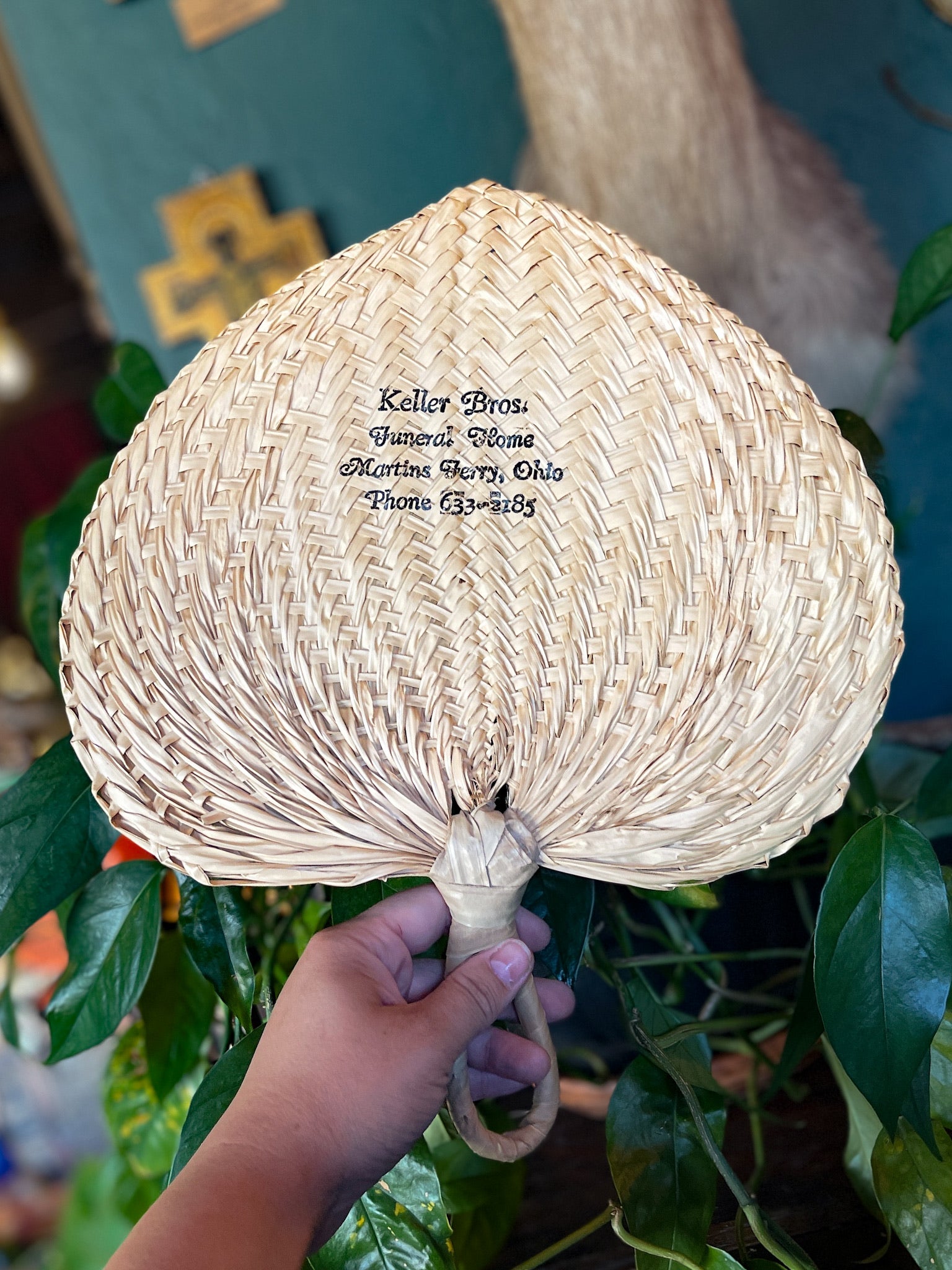 Vintage Funeral Fan