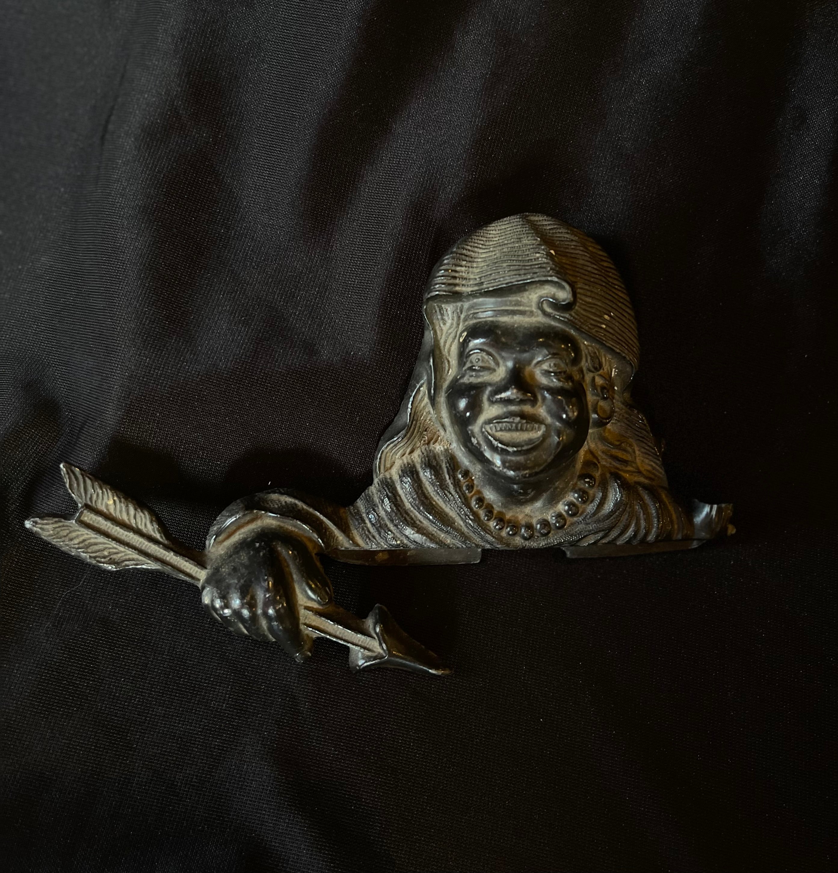 1890's Tribal Table Mirror Top