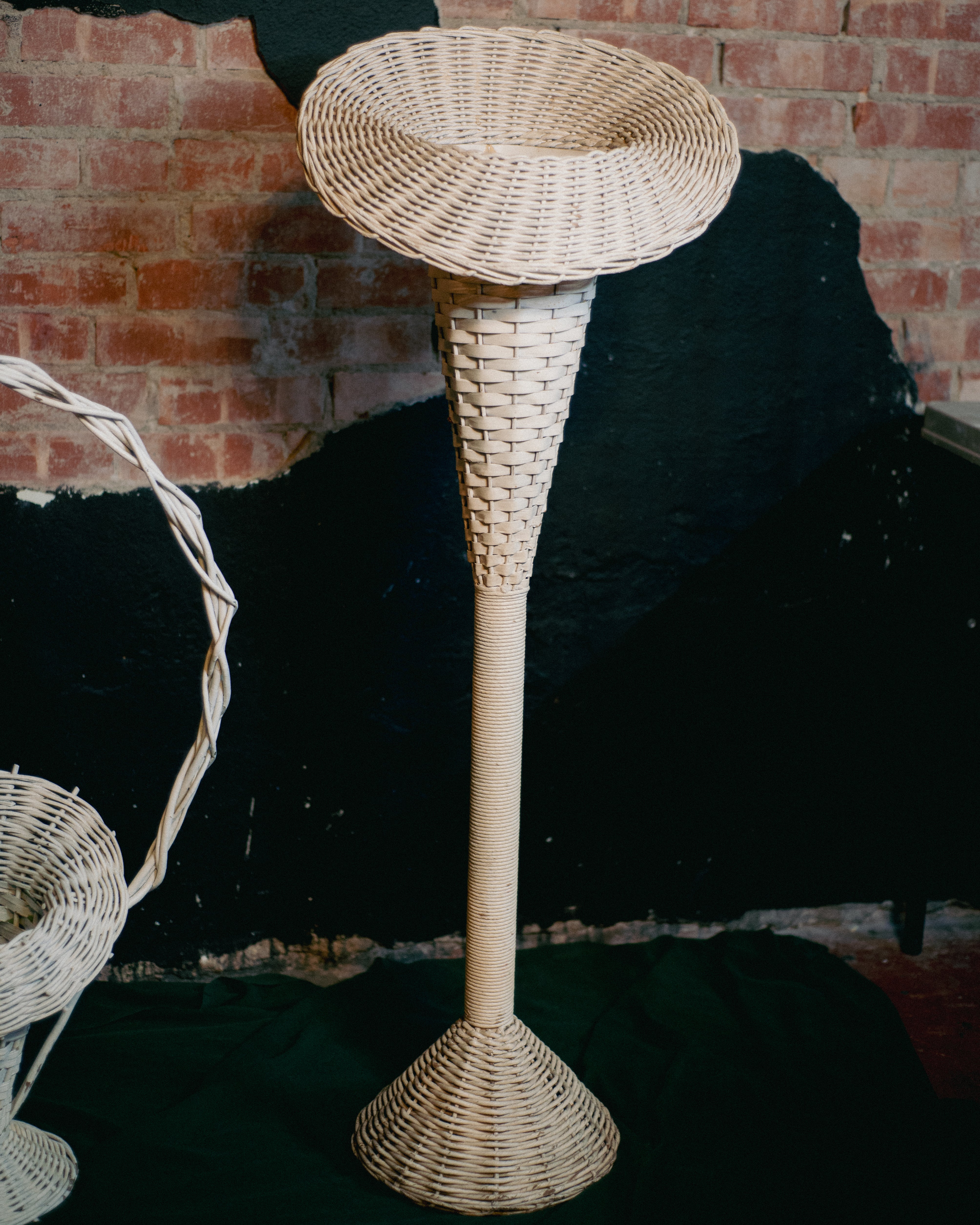 Victorian Trumpet Funeral Basket