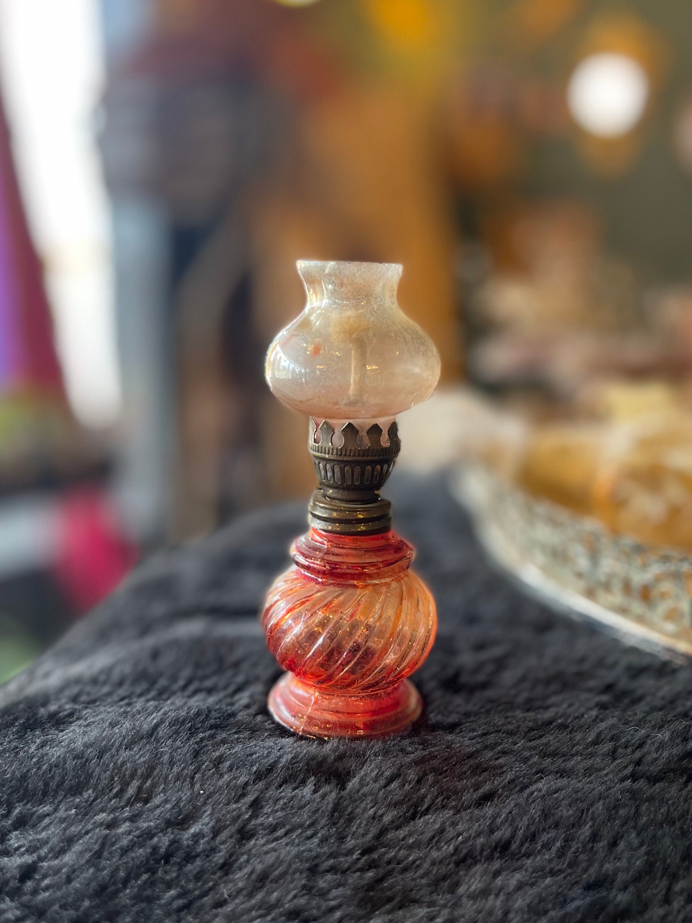 Extra Small Red Oil Lamp