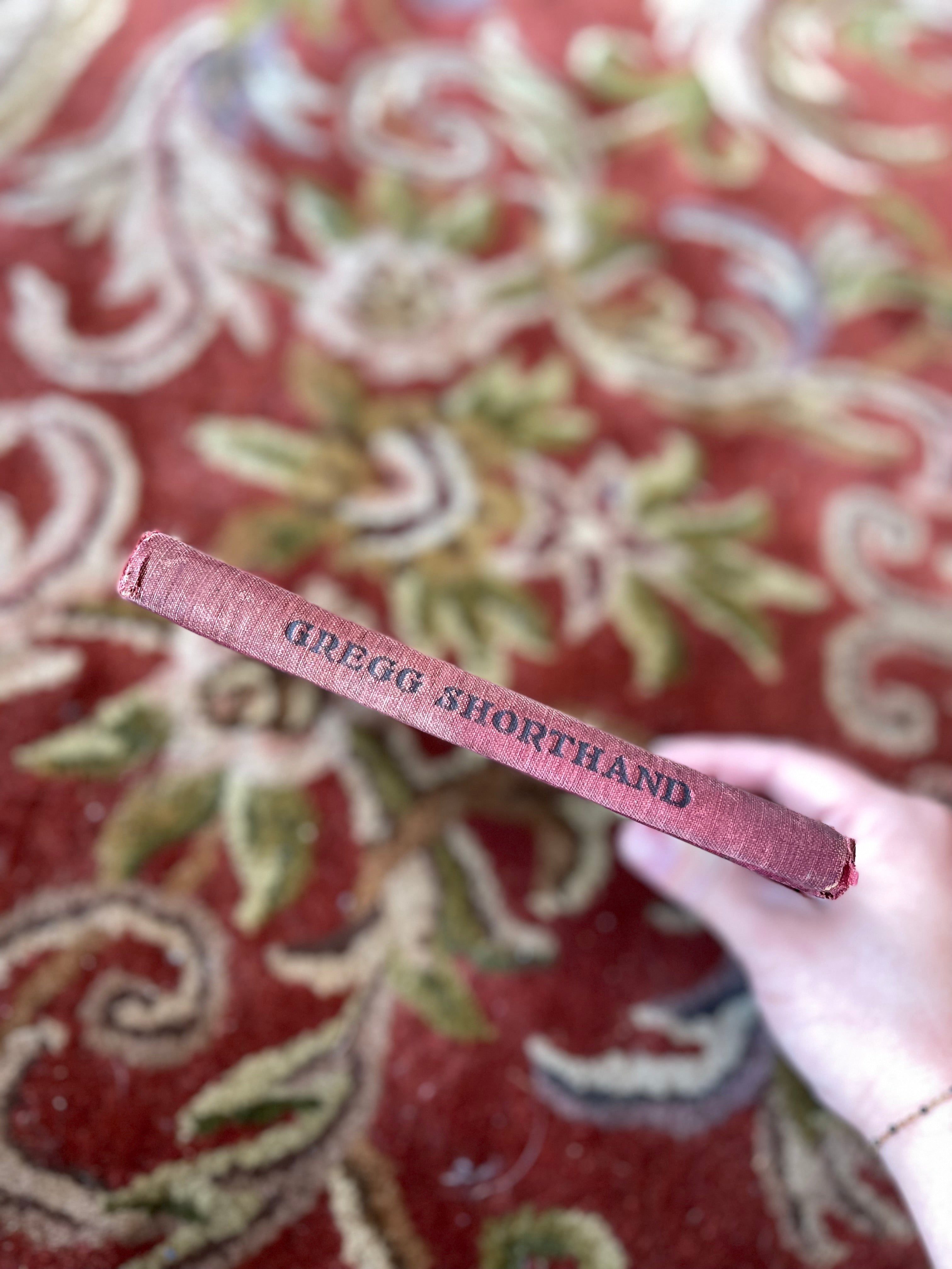 Gregg Shorthand Book, 1929