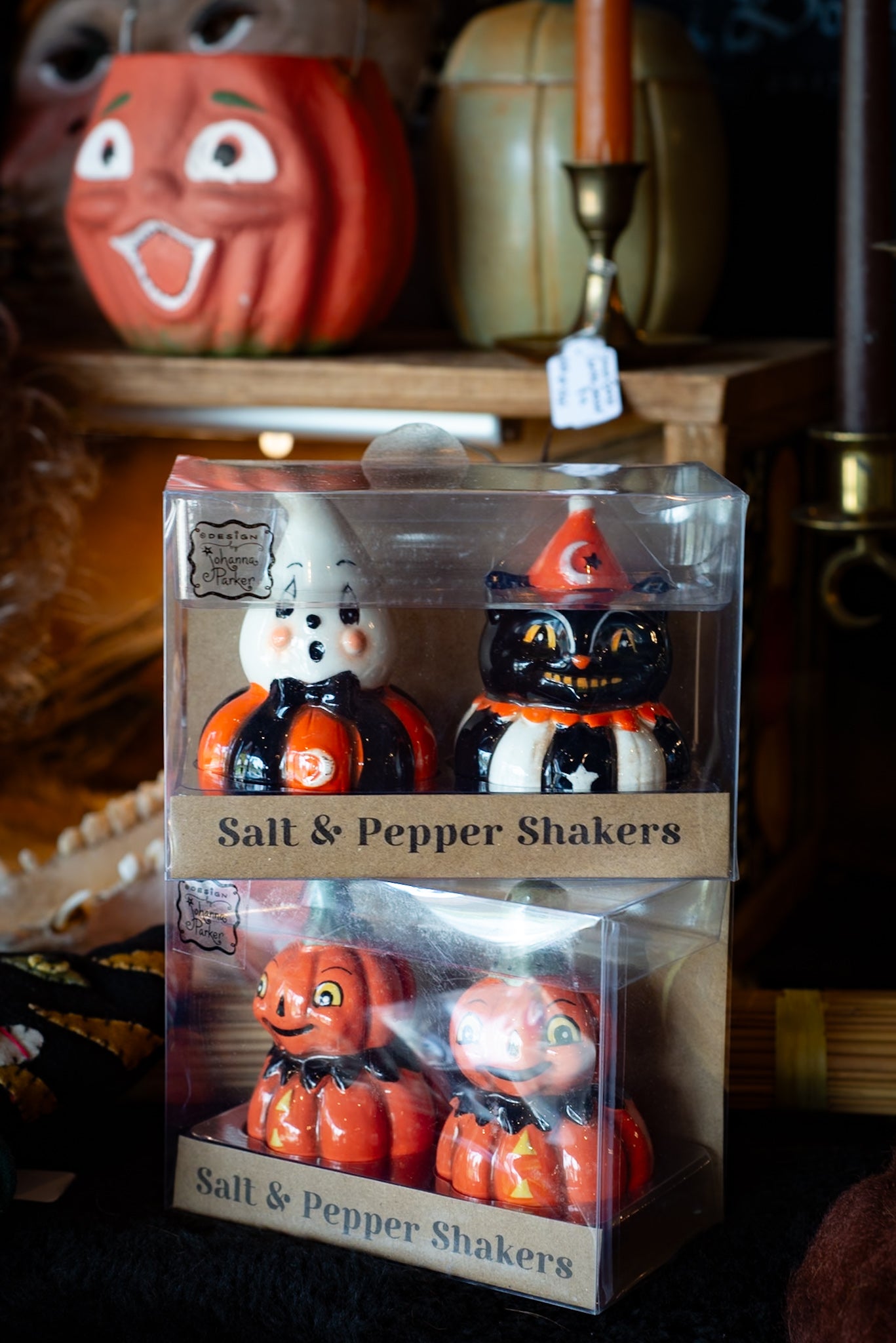 Vintage Style Repro. Halloween Salt & Pepper Shakers