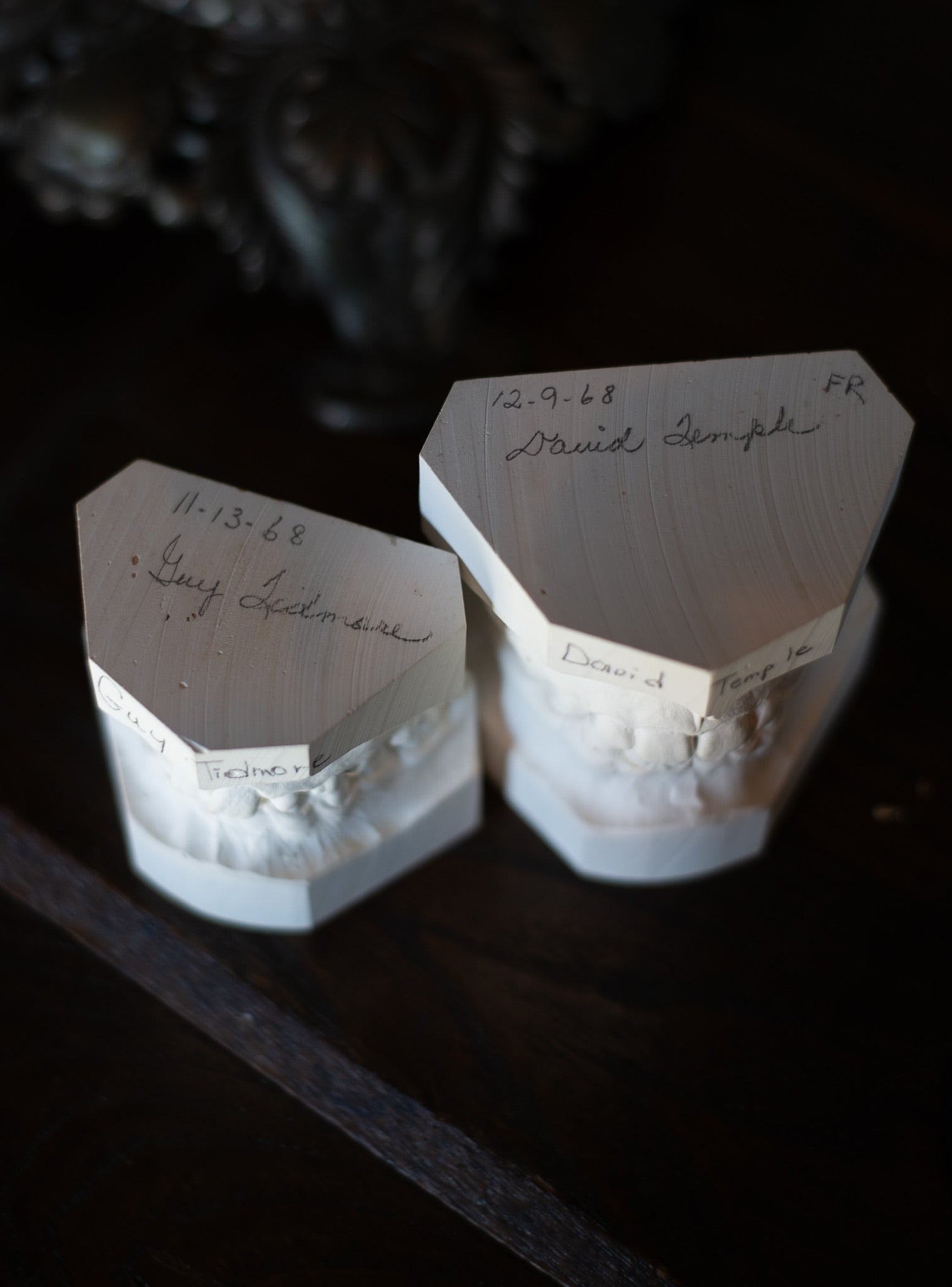 Vintage Dental Cast Model with Malocclusion