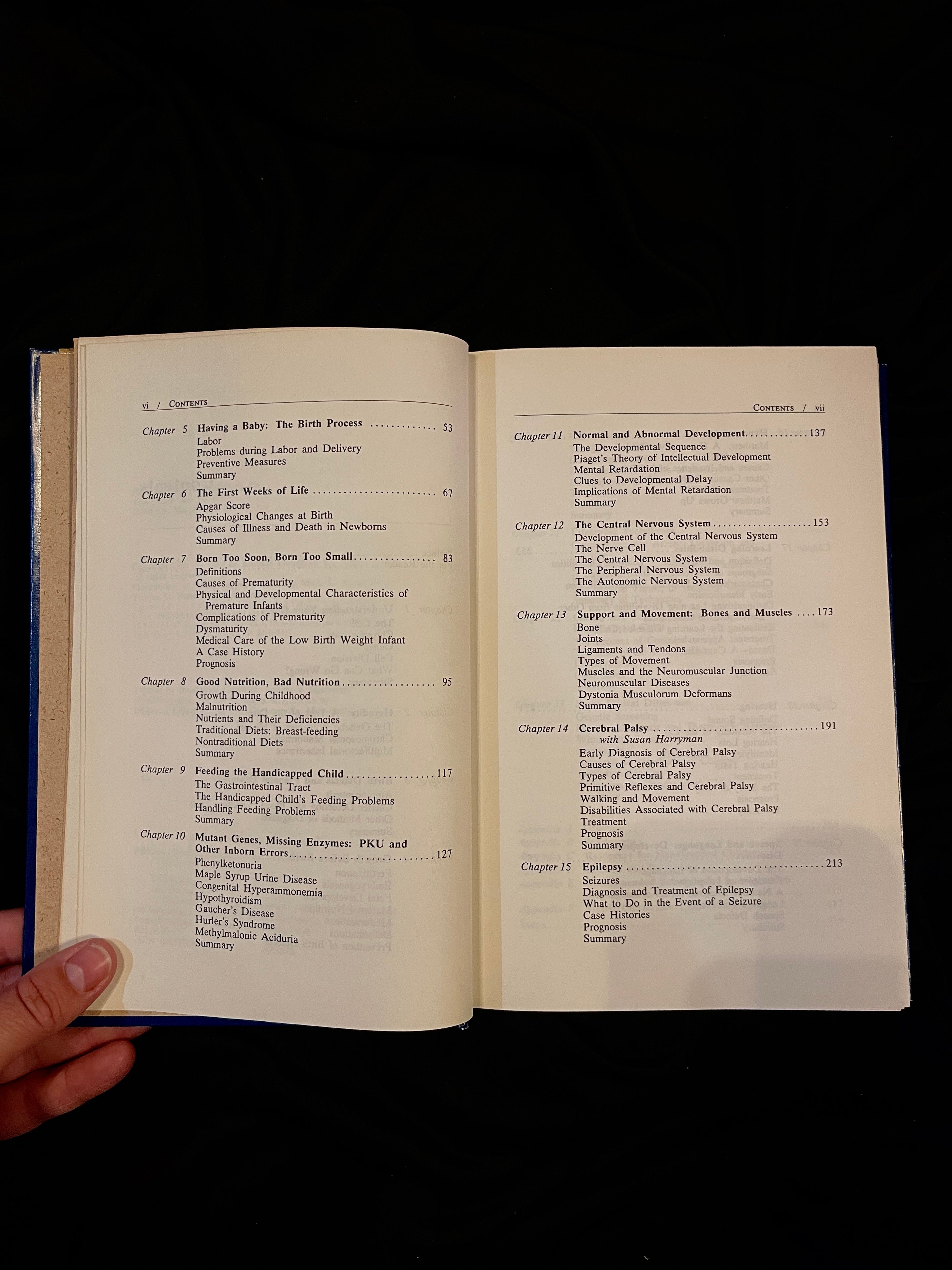 Children with Handicaps, A Medical Primer, 1981