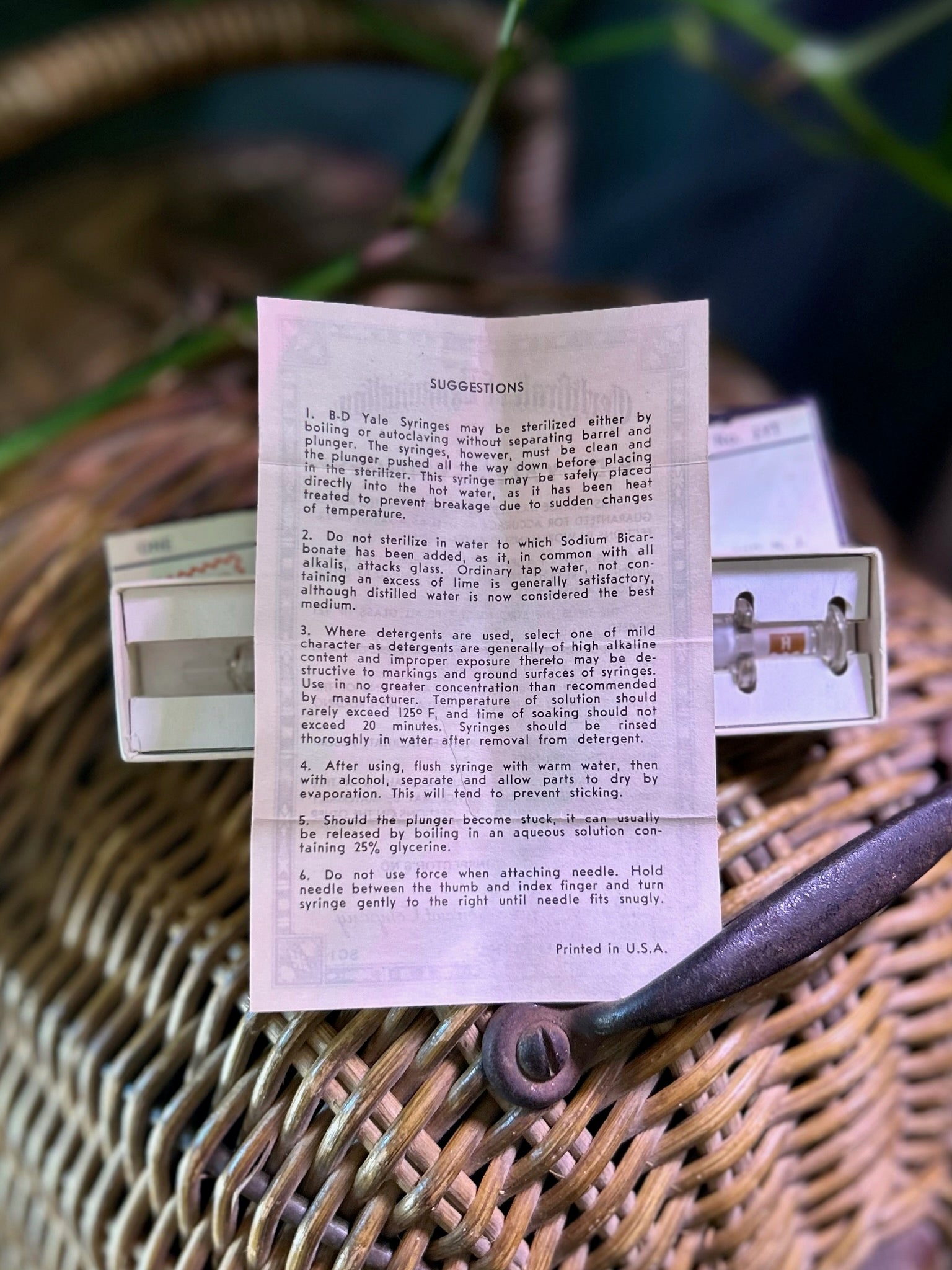 1cc Glass Syringe in Box