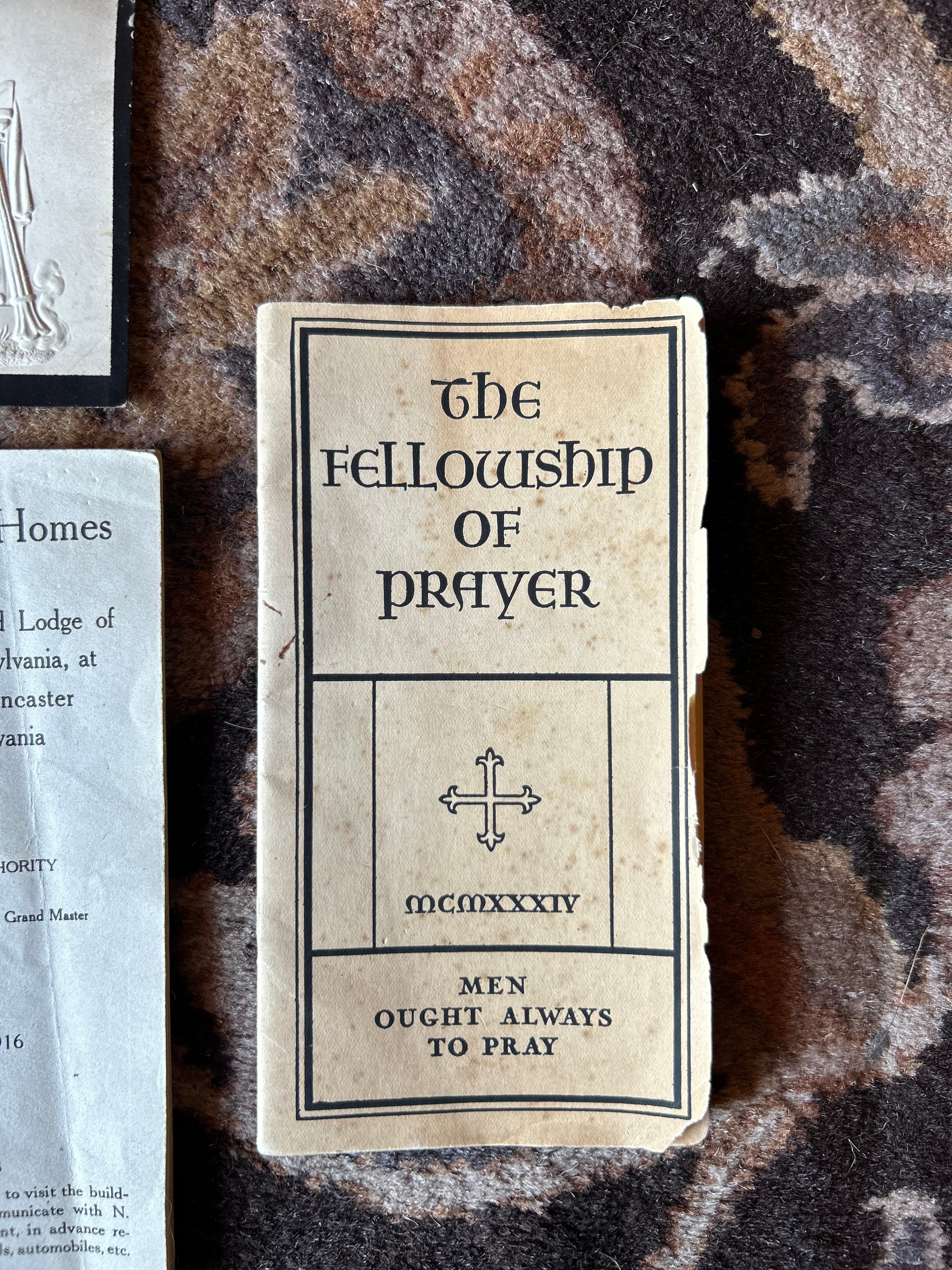 The Fellowship of Prayer Booklet