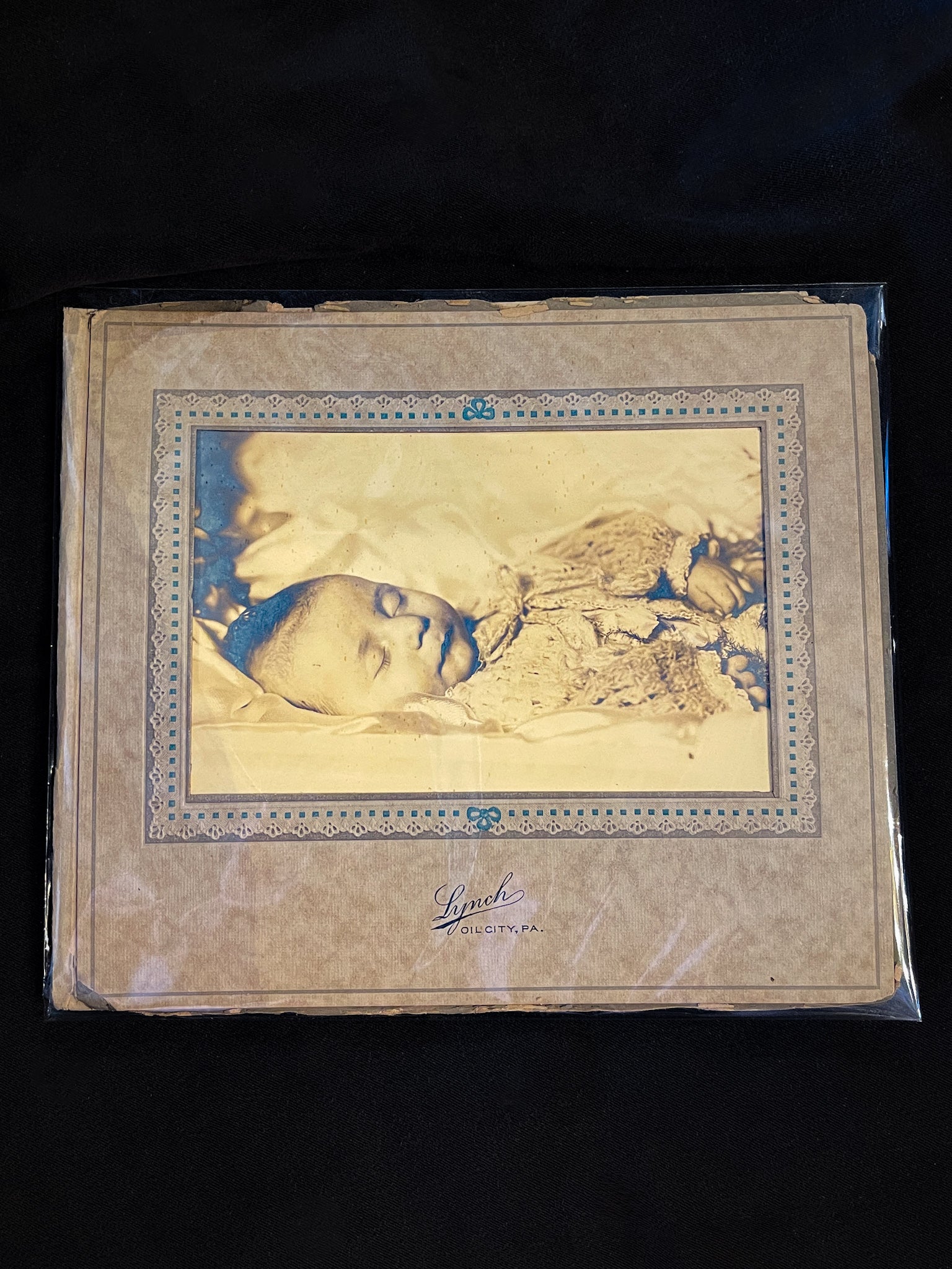 Post Mortem Large Cabinet Card, Child