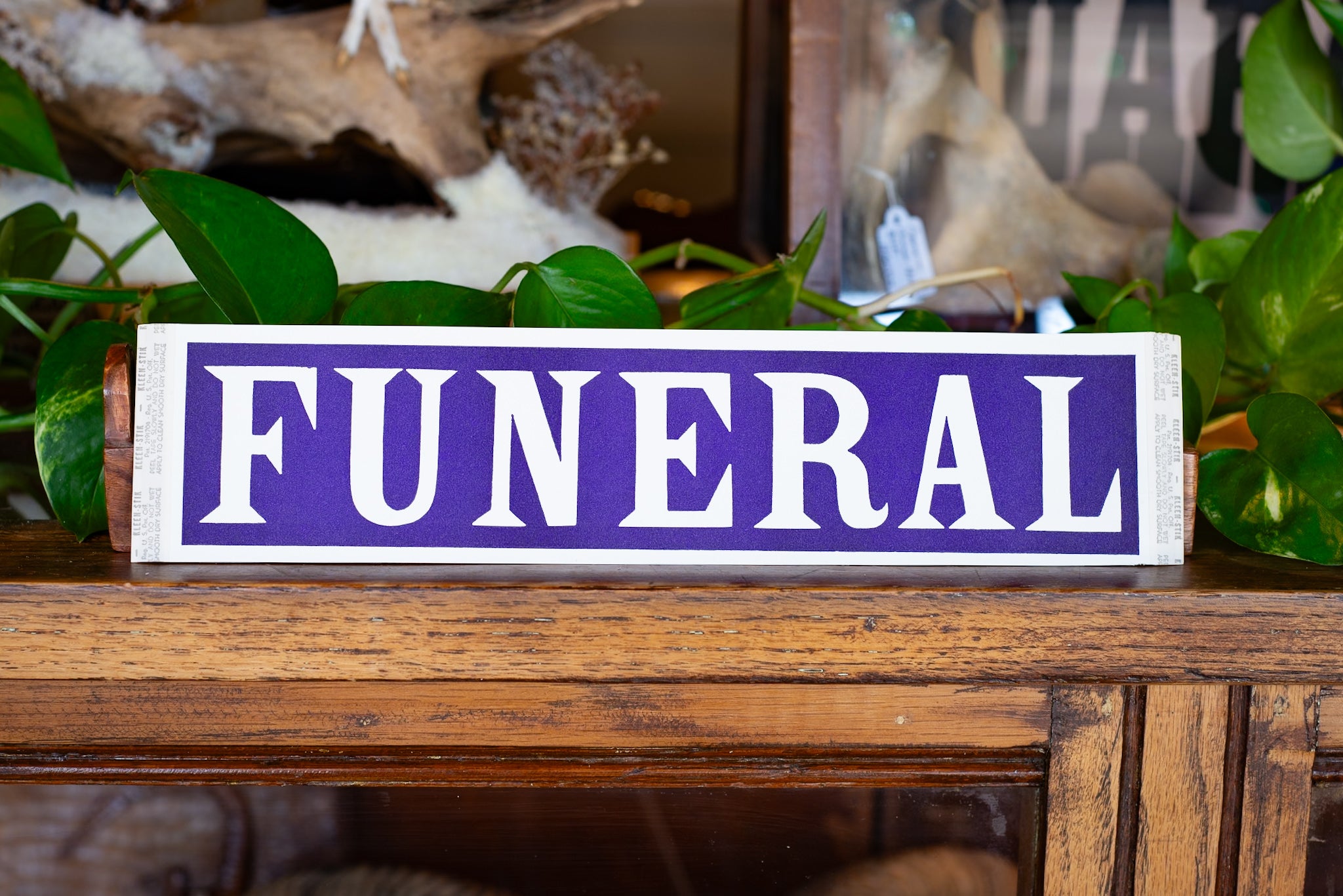 Vintage Funeral Procession Sticker