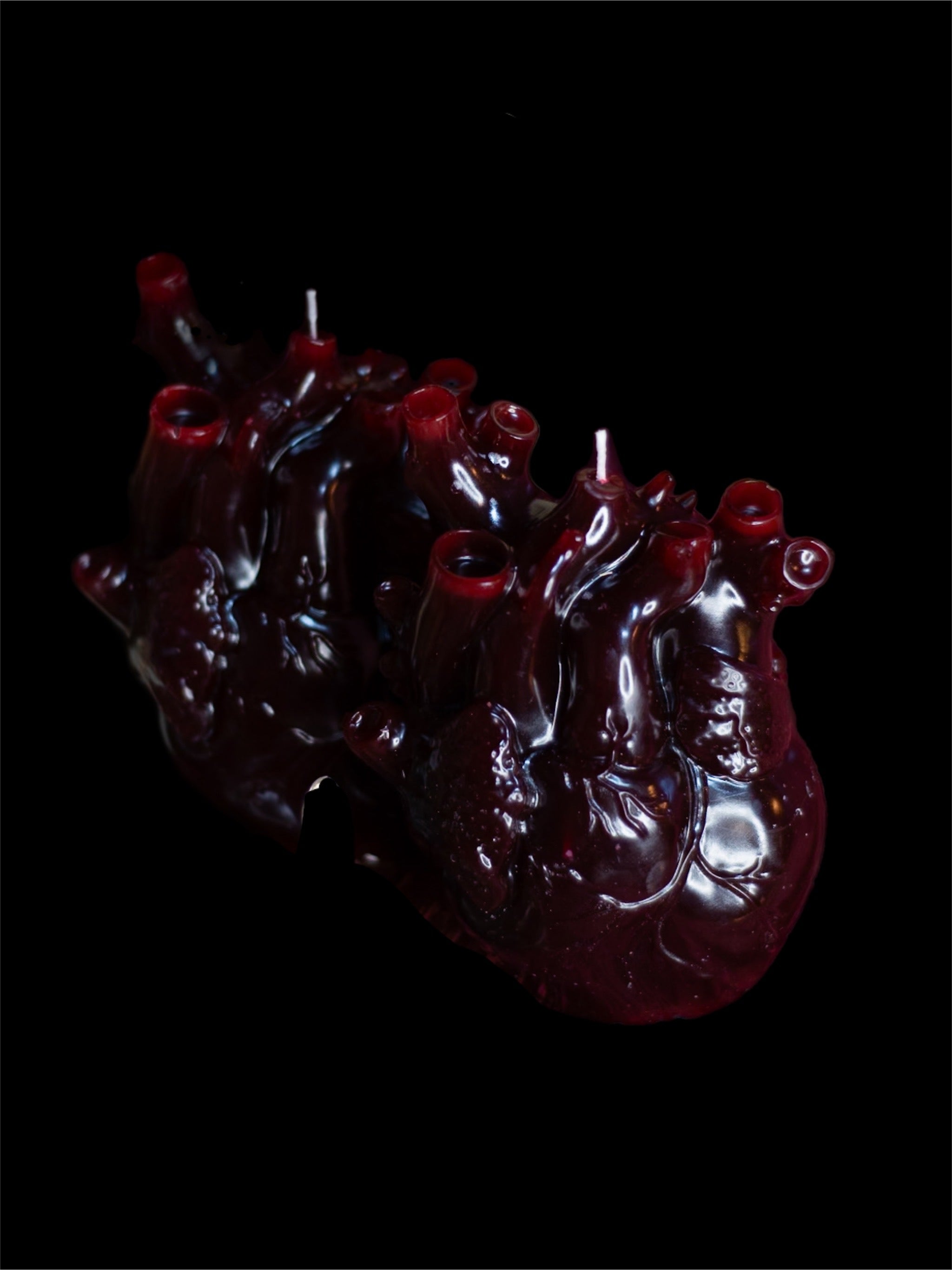 Handmade Anatomical Heart Candle