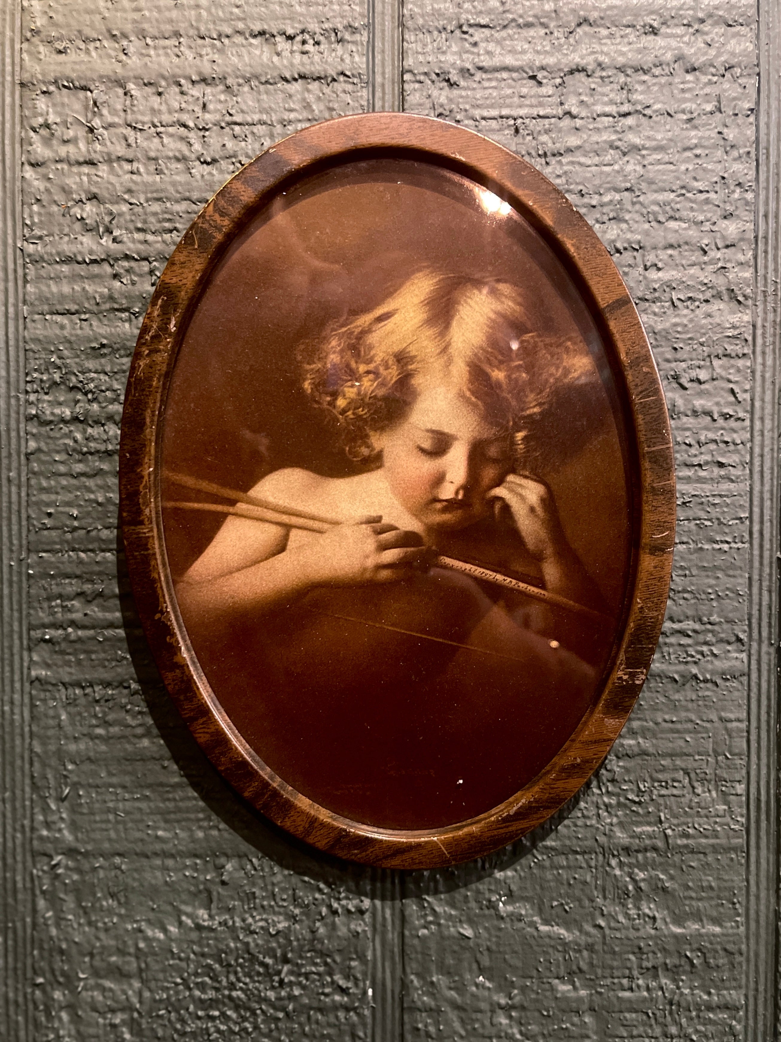 Vintage Framed Cherub