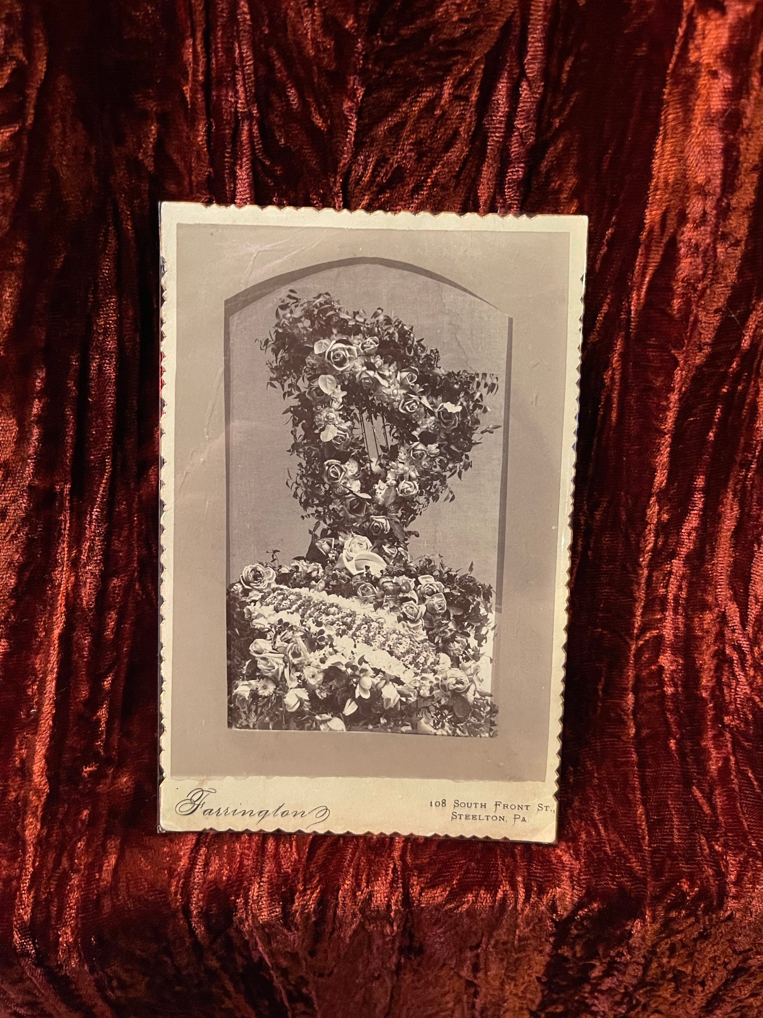 Floral Mourning Card