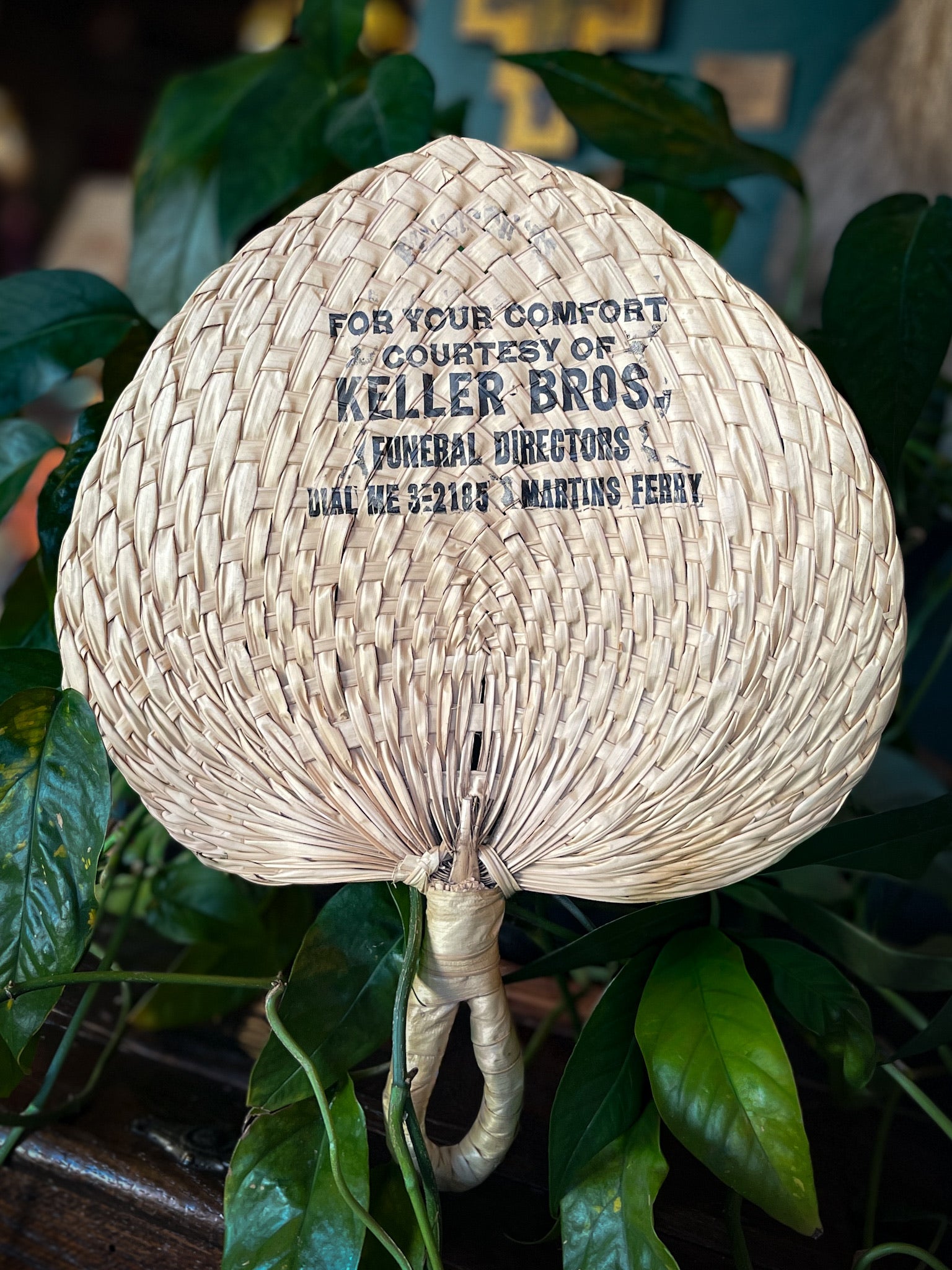 Vintage Funeral Fan