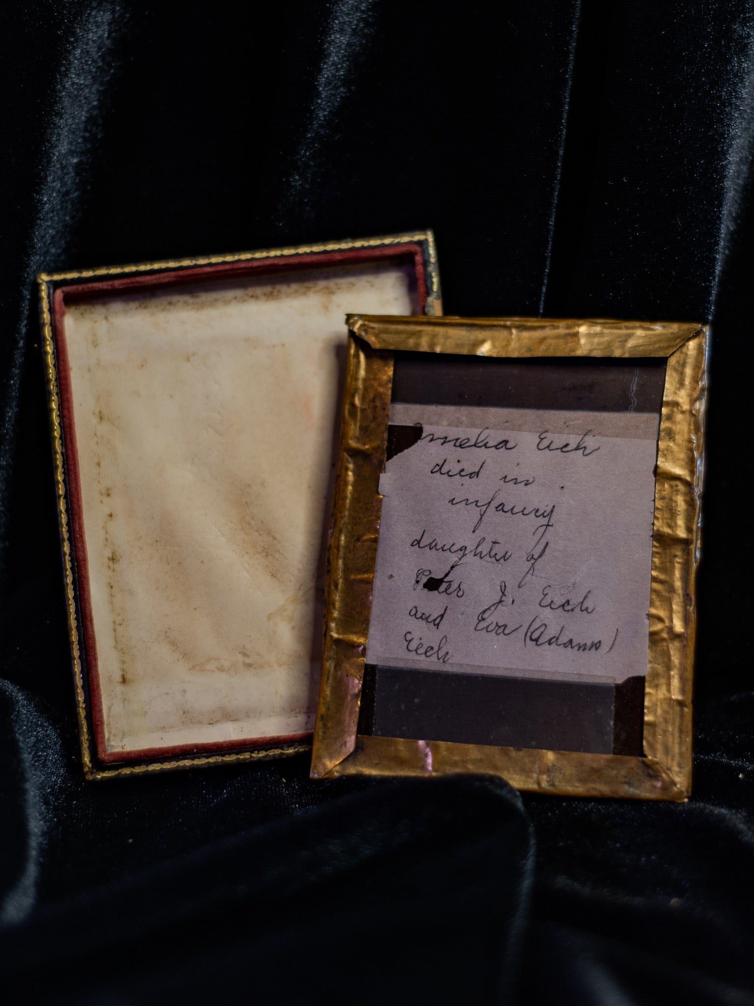 Ambrotype of Post Mortem Infant, Amelia