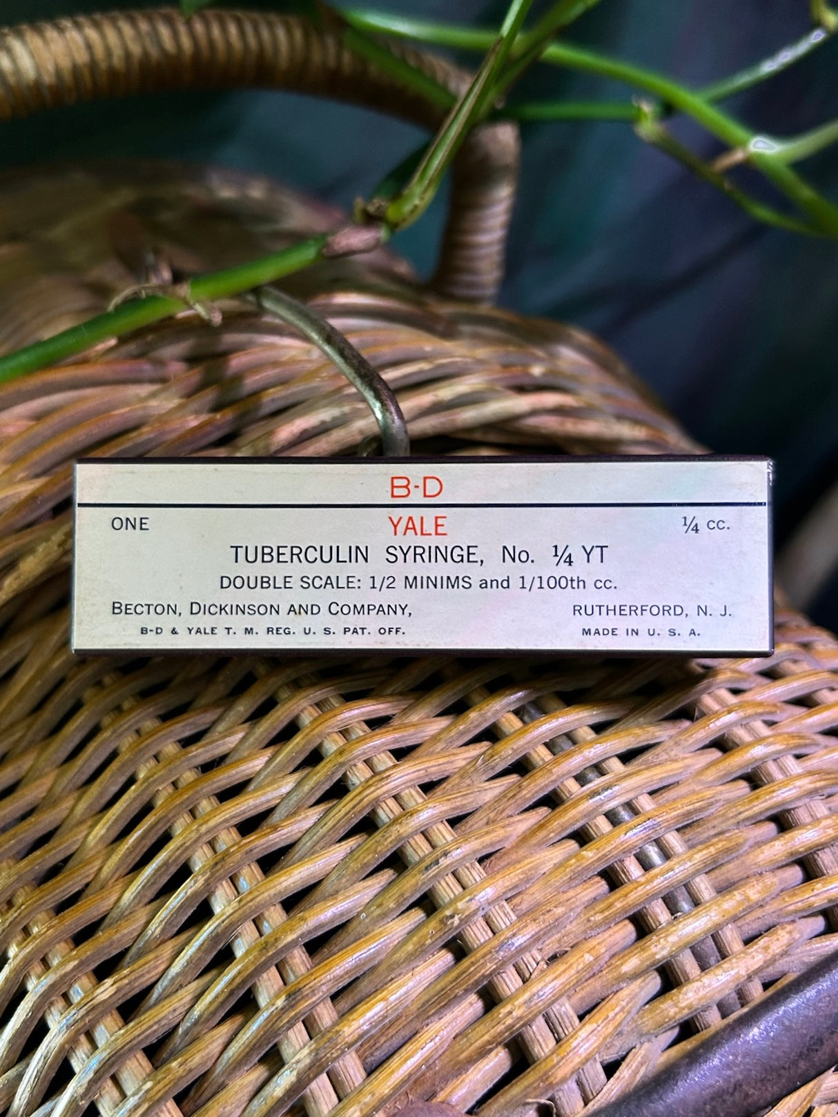 1/4cc Glass Syringe in Box