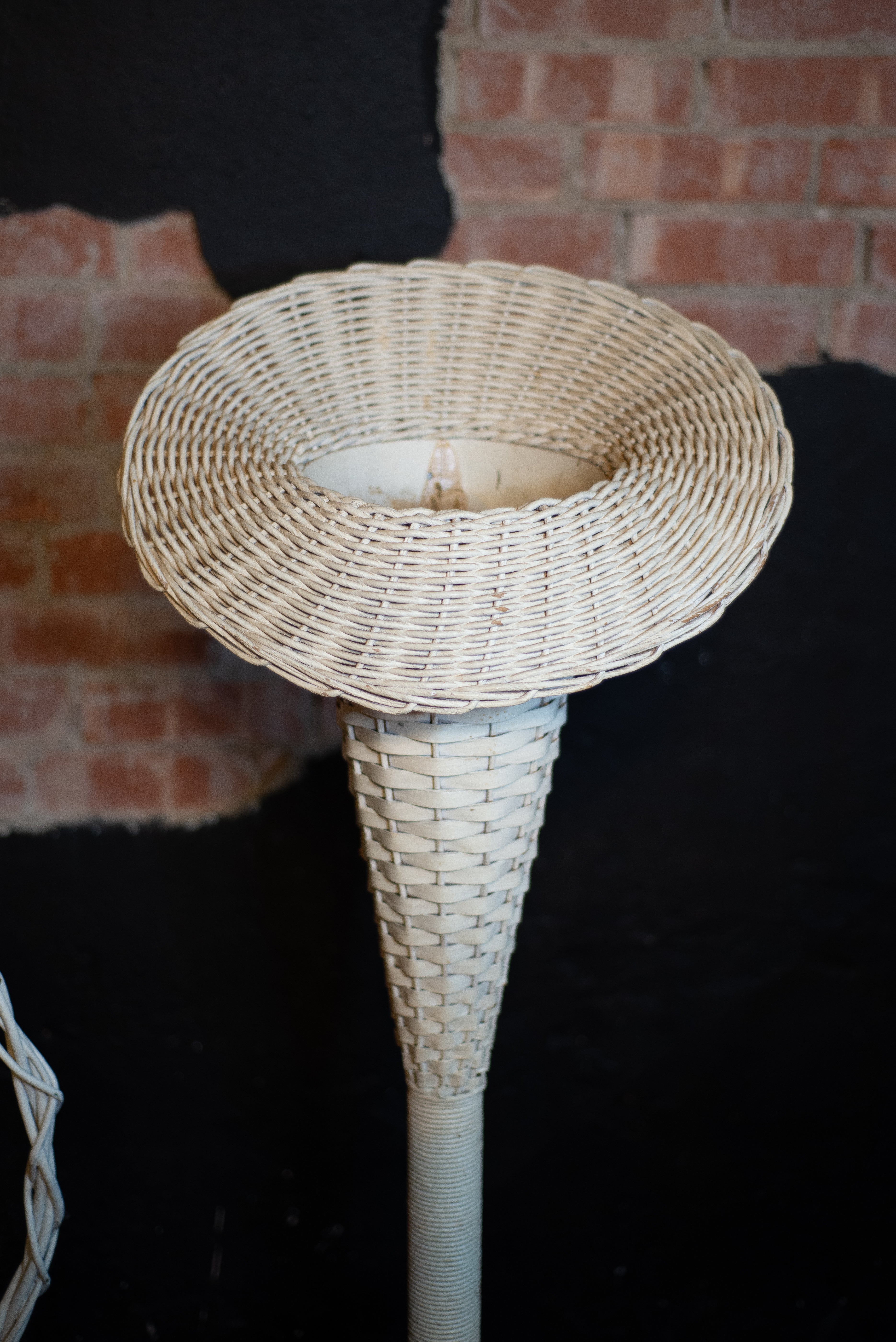 Victorian Trumpet Funeral Basket