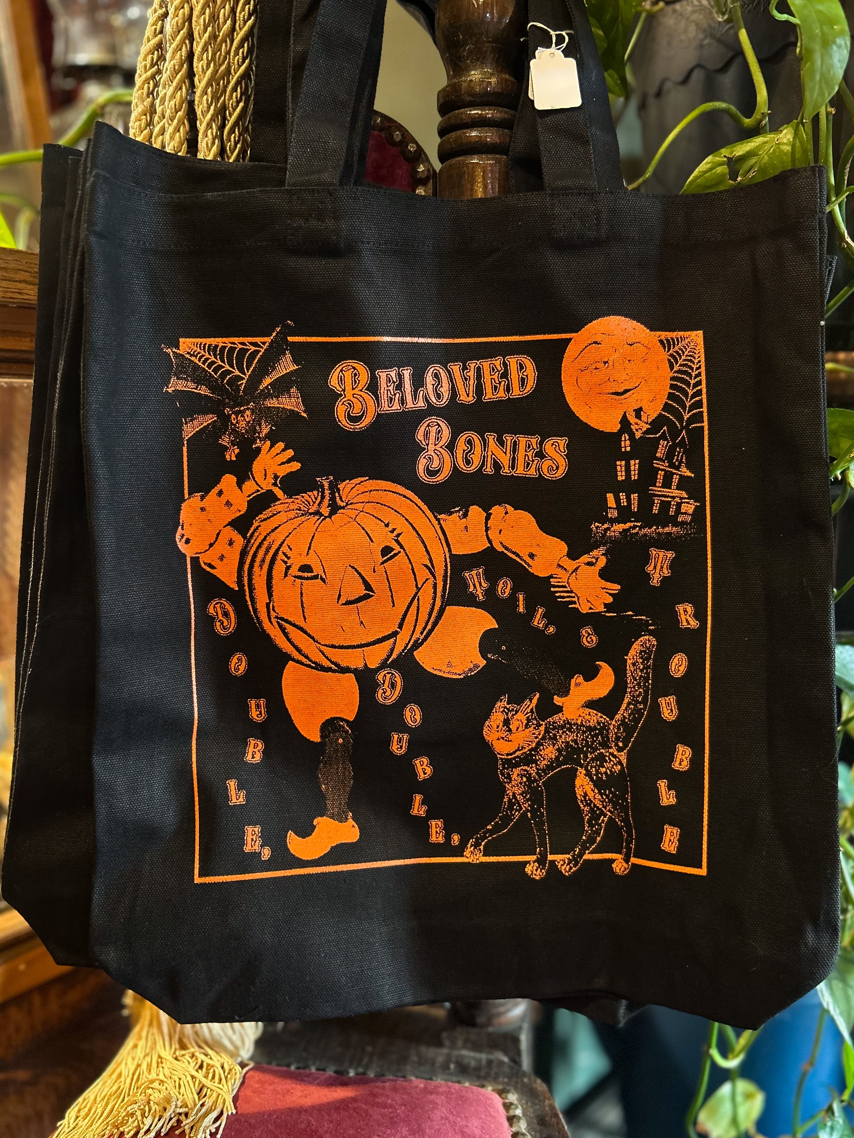 Beloved Bones Halloween Tote
