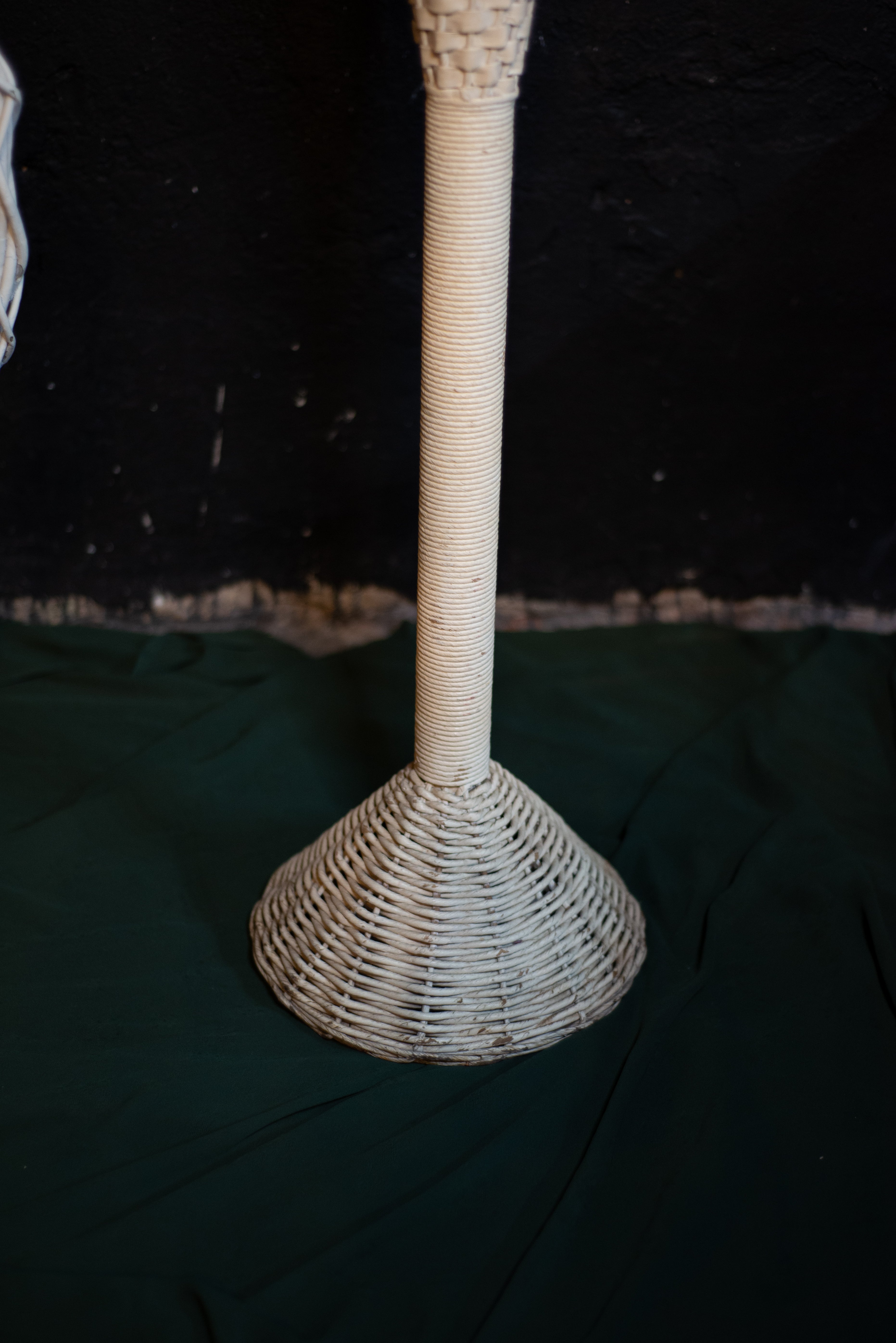 Victorian Trumpet Funeral Basket