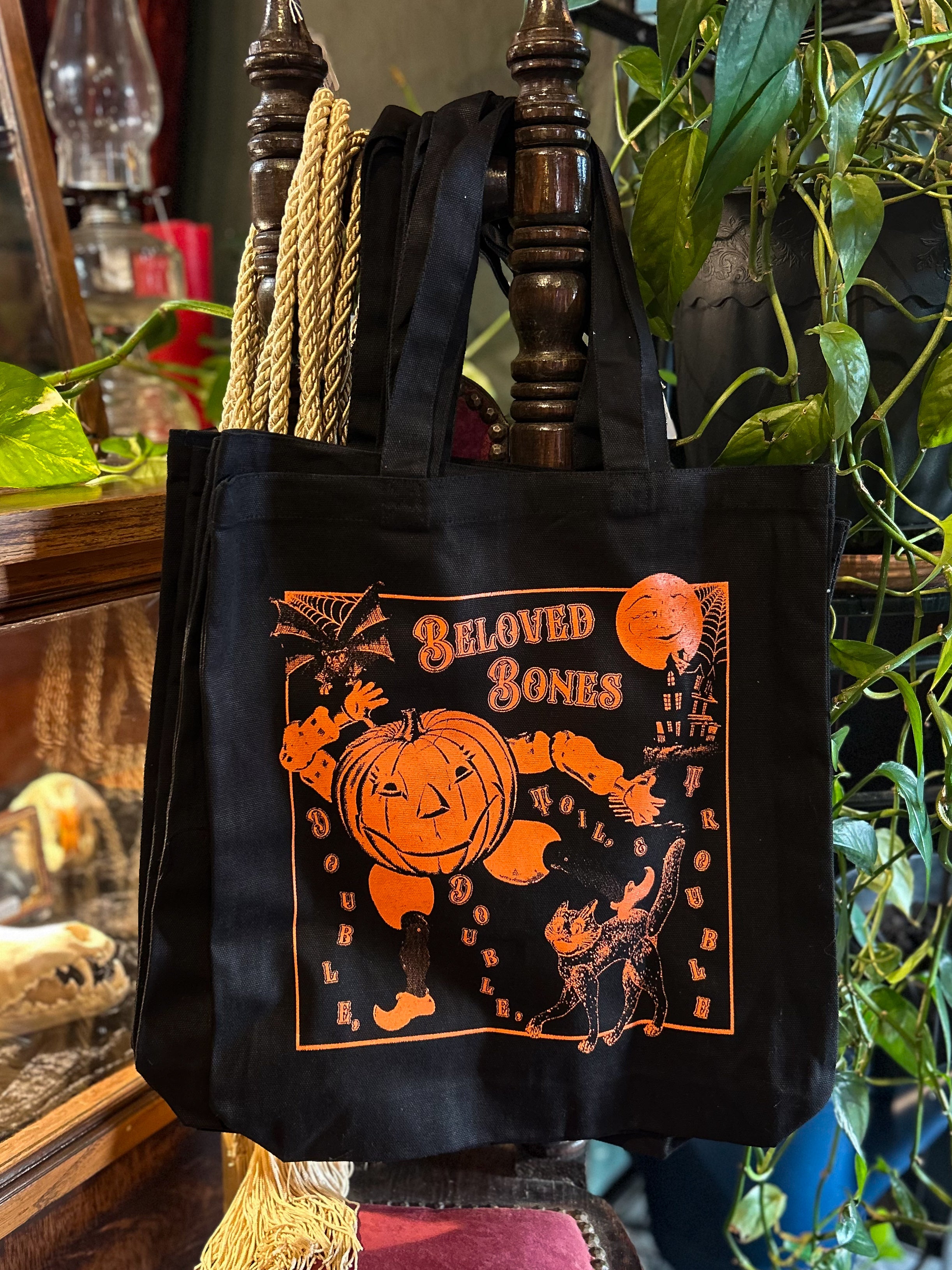 Beloved Bones Halloween Tote
