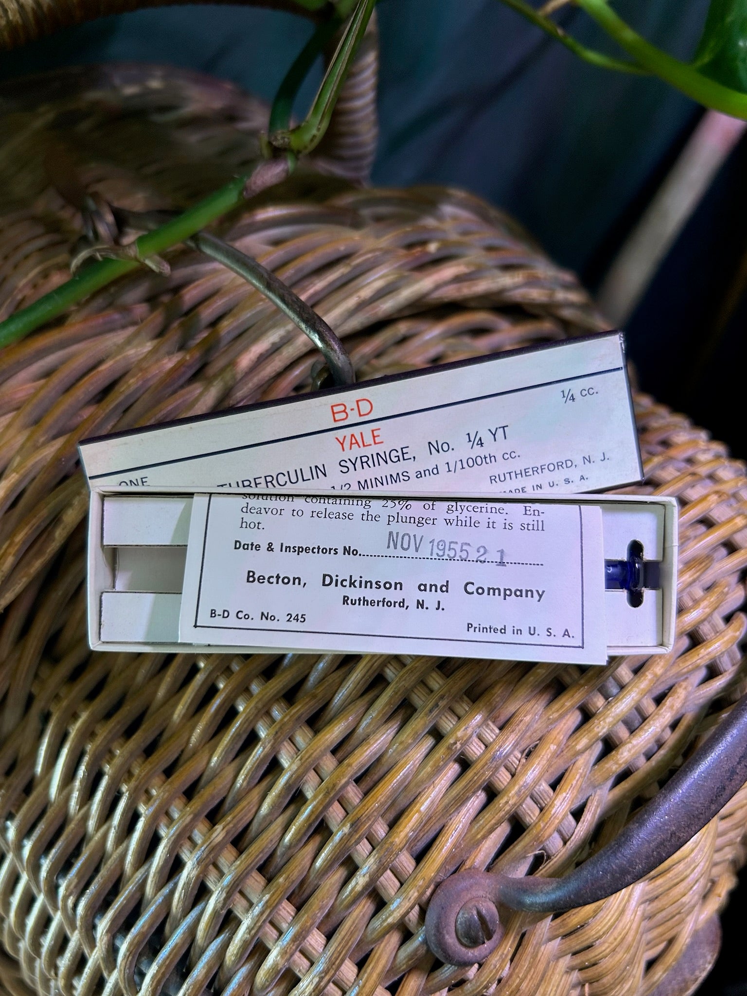 1/4cc Glass Syringe in Box