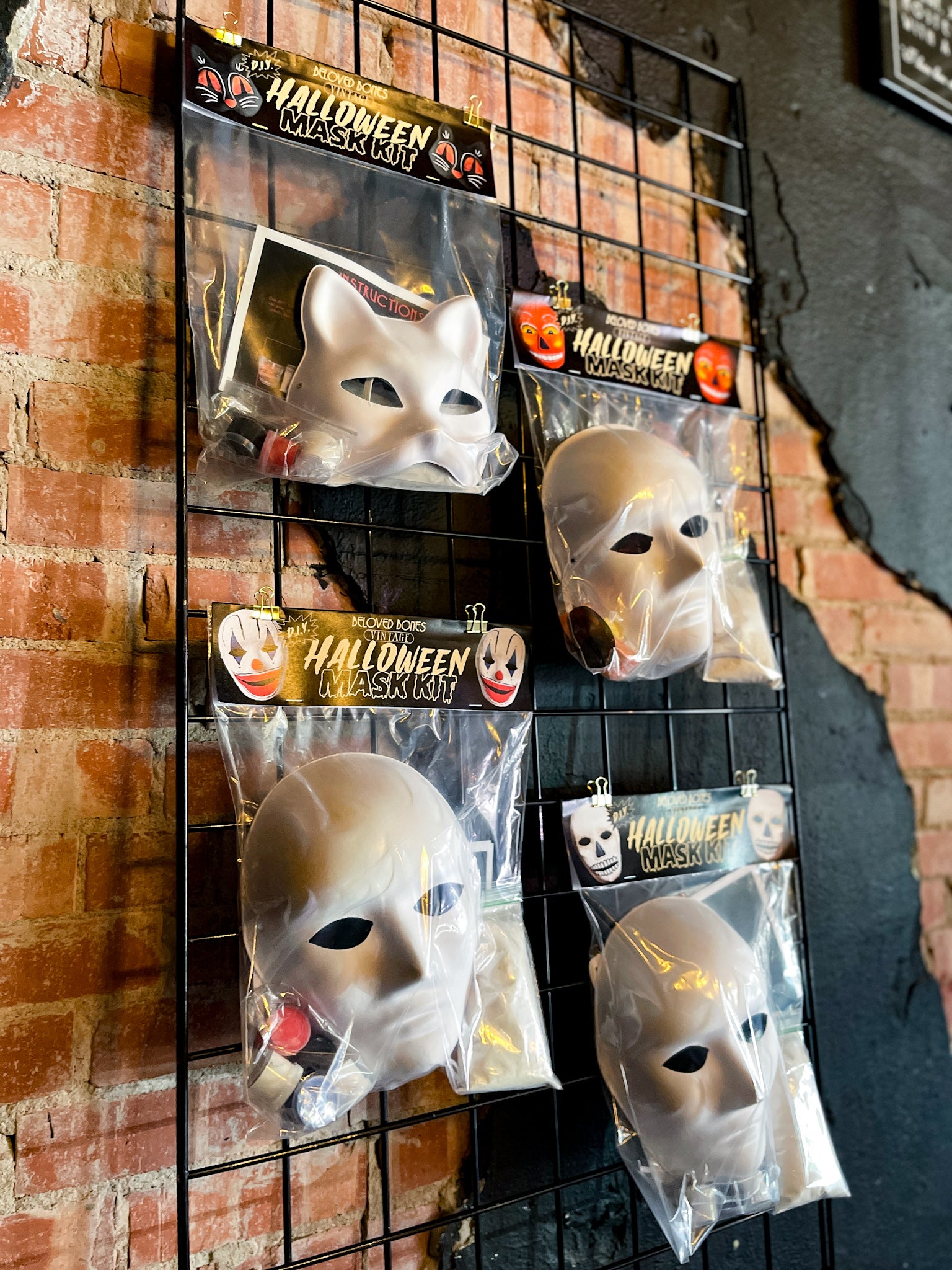 Vintage Halloween Mask Making Kit