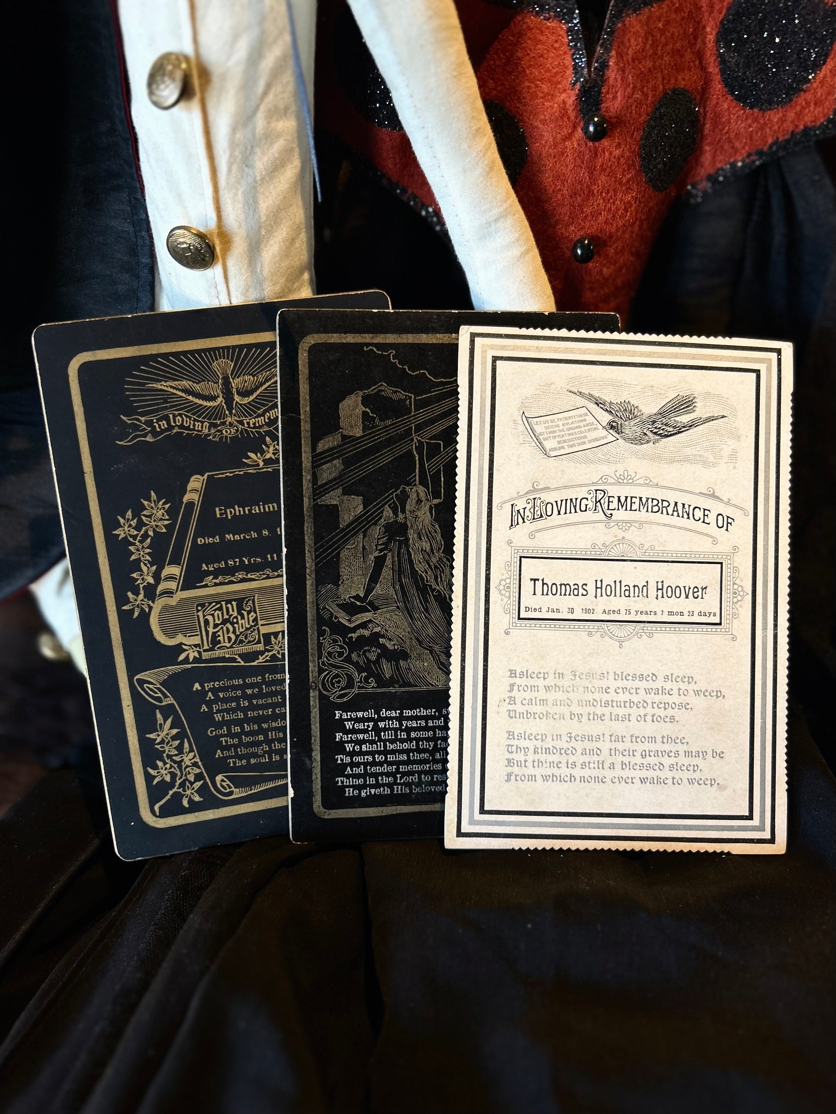 Antique Funeral Card