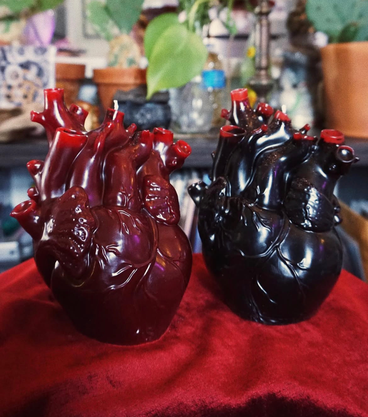 Handmade Anatomical Heart Candle
