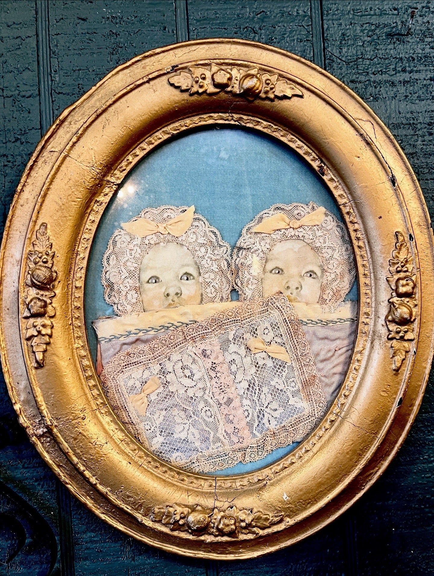 Twin Infants Mourning Piece, 1926