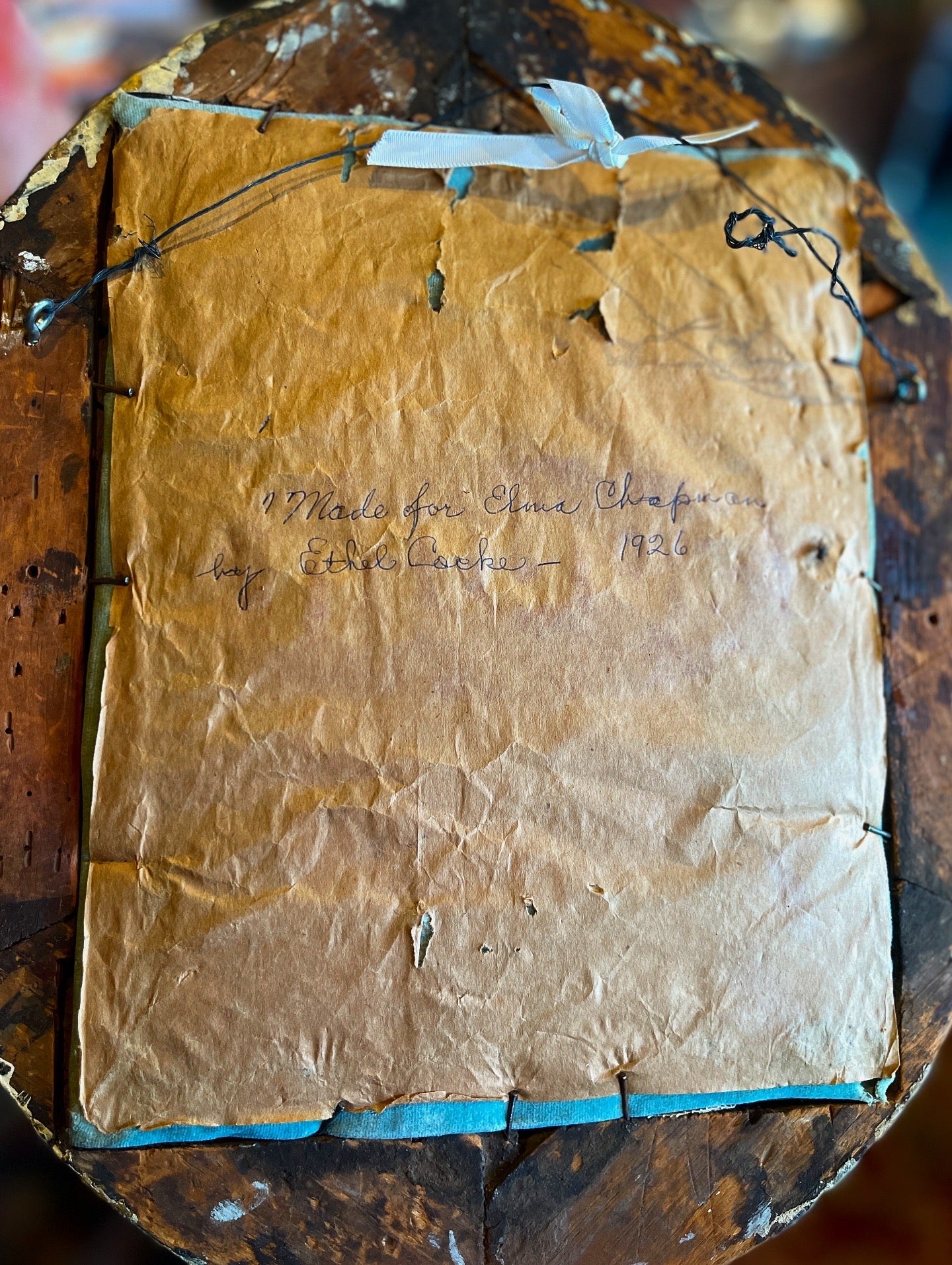 Twin Infants Mourning Piece, 1926